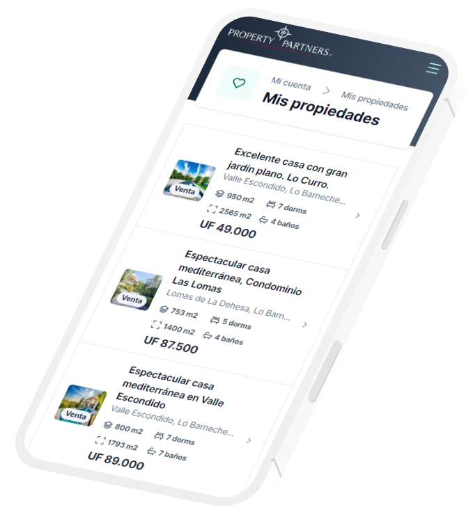 Publica tu propiedad en Property Partners